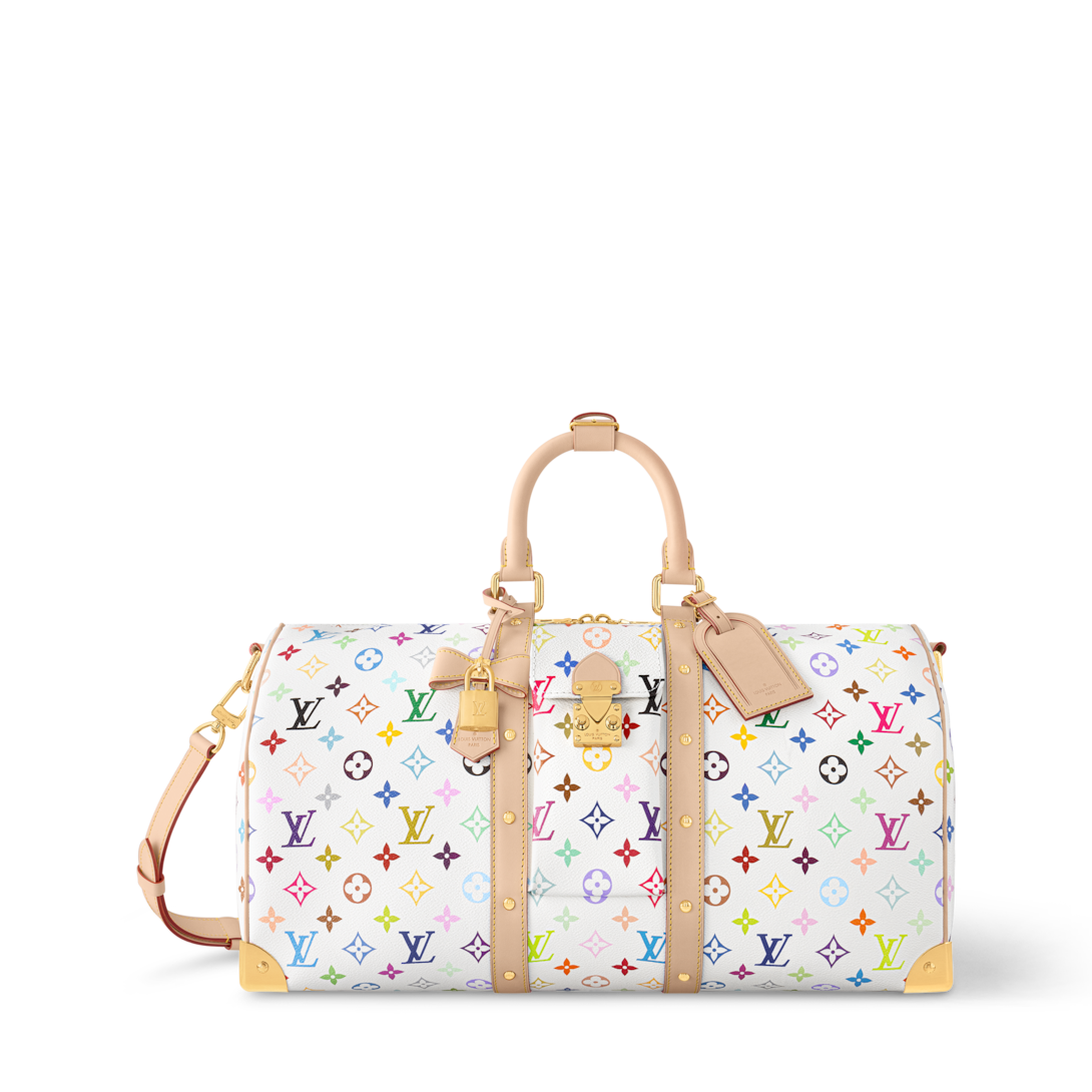 LV x TM Bolsa Keepall Bandoulière 45 Outros Canvas Monogram - As